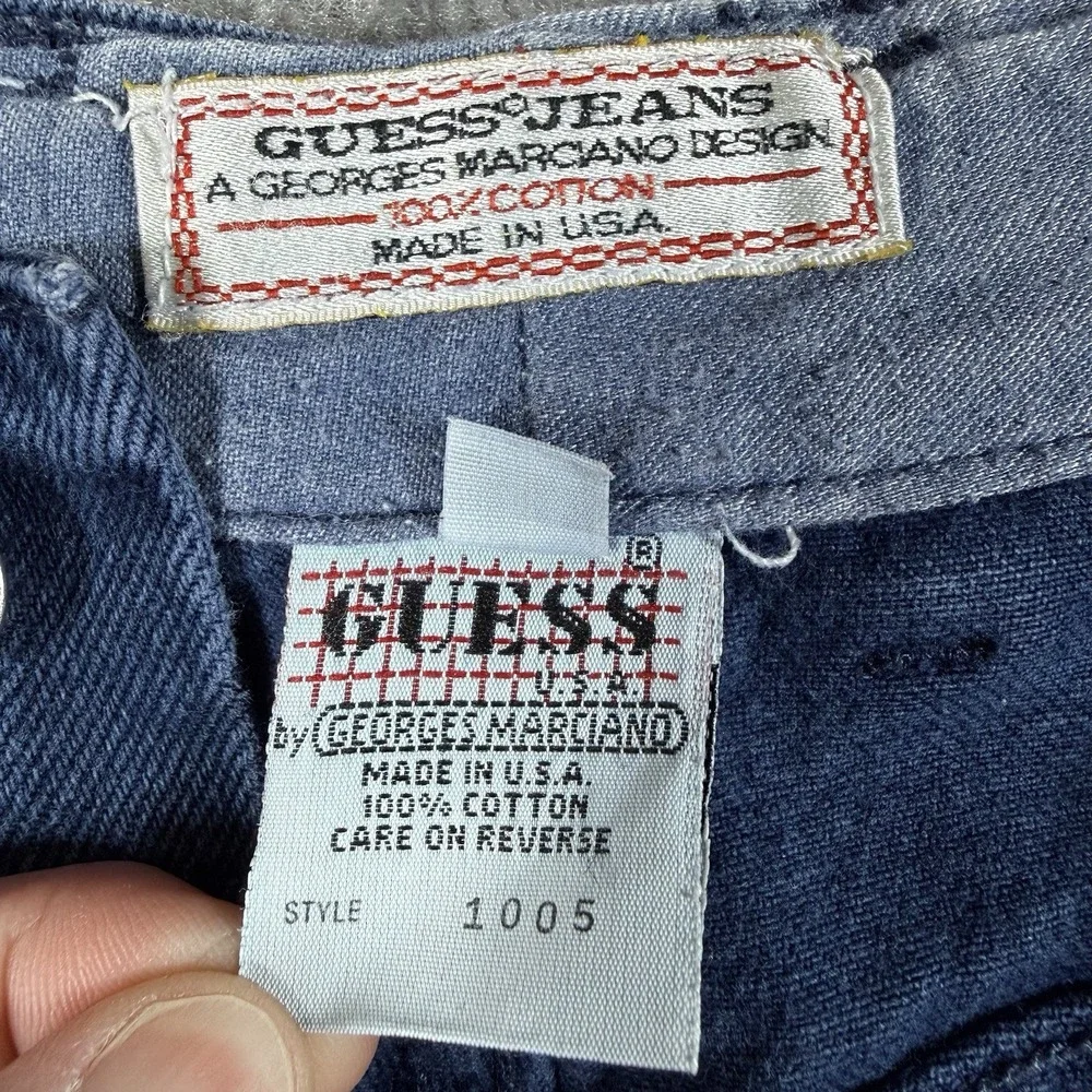 VTG Guess Georges Marciano Mom Jeans 31 High Rise Button Fly Made In USA 80s 90s
